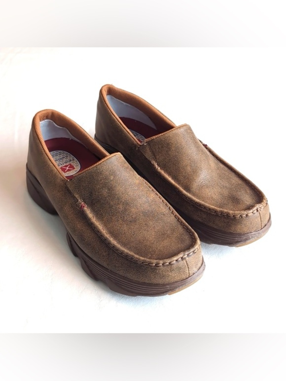 Twisted X Men's Brown Slip-On Casual Loafers